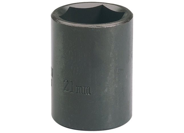 Draper Impact Socket, 1/2" Sq. Dr., 21mm (Sold Loose) 26889 Draper - Town Tools 