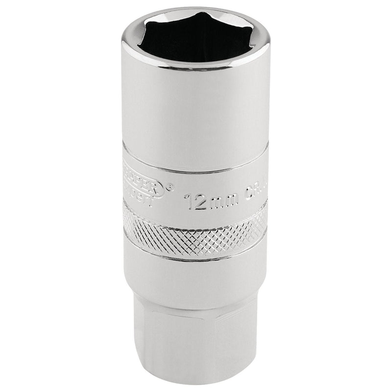 Draper 12mm Thread 6 Point Spark Plug Socket, 1/2" Sq. Dr., 18mm 16779 Draper - Town Tools 