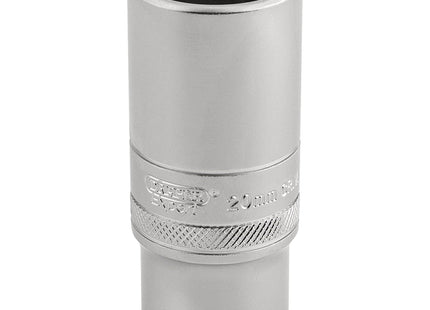 Draper 6 Point Metric Deep Socket, 3/8" Sq. Dr., 20mm 16587 Draper - Town Tools 