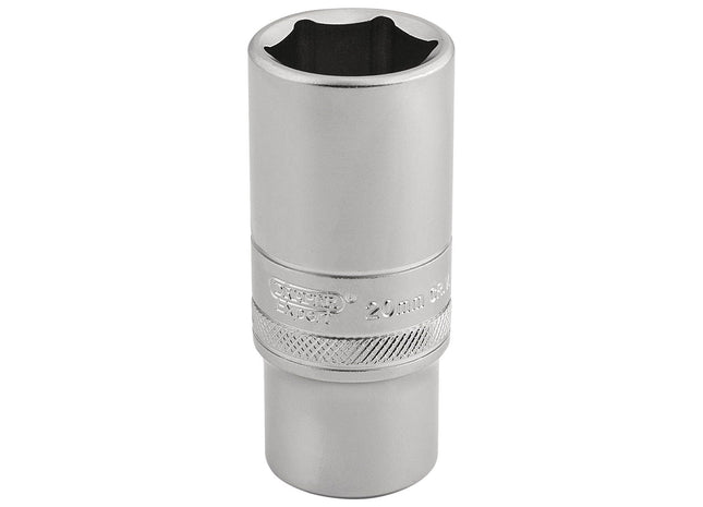 Draper 6 Point Metric Deep Socket, 3/8" Sq. Dr., 20mm 16587 Draper - Town Tools 