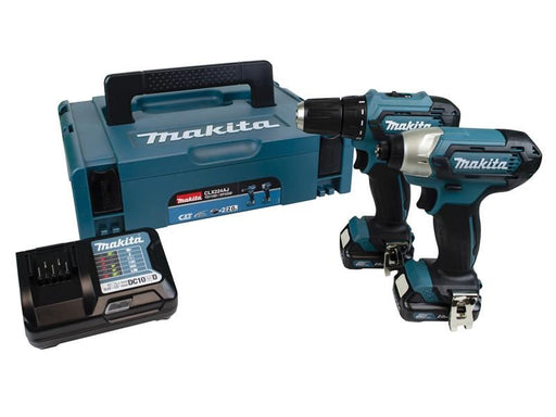 Makita CLX224AJ 12Vmax CXT Twin Pack 12V 2 x 2.0Ah Makita - RockBottom Northampton 