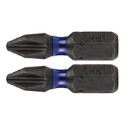 Irwin® Impact Pro Performance Screwdriver Bits PH2 25mm (Pack 2) IRWIN® - RockBottom Northampton