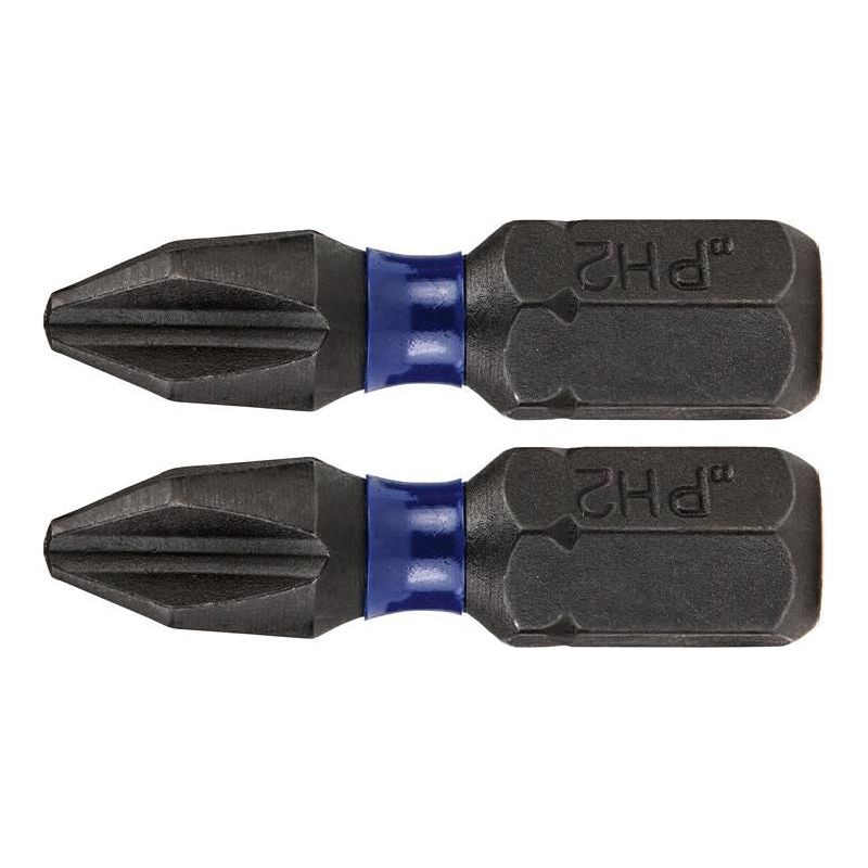Irwin® Impact Pro Performance Screwdriver Bits PH2 25mm (Pack 2) IRWIN® - RockBottom Northampton