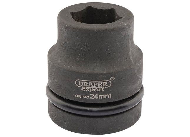 Draper Expert HI-TORQ 6 Point Impact Socket, 1" Sq. Dr., 24mm 05105 Draper - Town Tools 