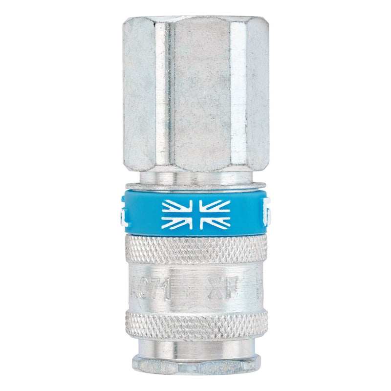 Draper 1/2" BSP Parallel Euro Coupling Female Thread (Sold Loose) Draper - Town Tools