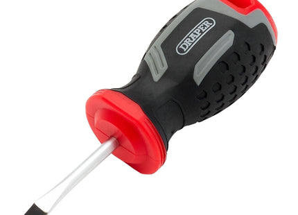 Draper Slotted Soft Grip Screwdriver, SL4 x 38mm Draper - Town Tools
