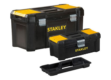 Stanley® Hand Tools Essential Toolbox Bonus Pack 32cm (12.1/2in) & 48cm (19in) STANLEY® Hand Tools - RockBottom Nothampton