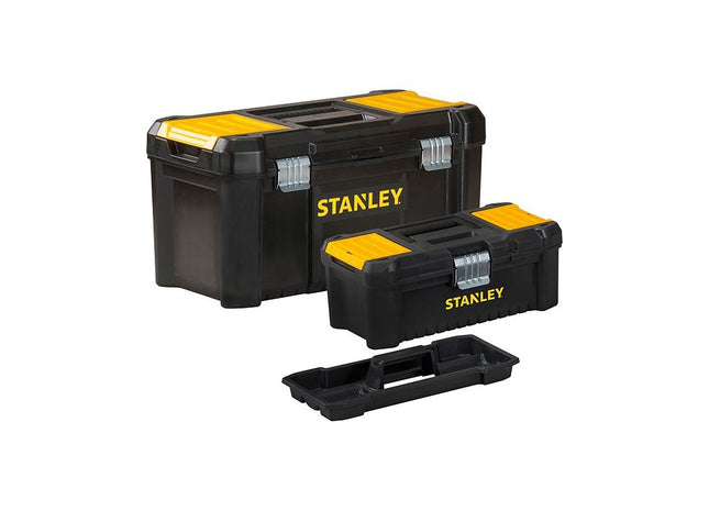 Stanley® Hand Tools Essential Toolbox Bonus Pack 32cm (12.1/2in) & 48cm (19in) STANLEY® Hand Tools - RockBottom Nothampton