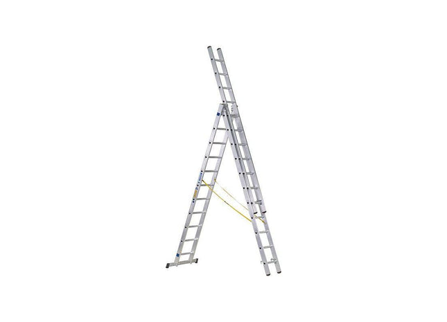 Zarges D-Rung Combination Ladder 3-Part 3 x 10 Rungs Zarges - RockBottom Northampton