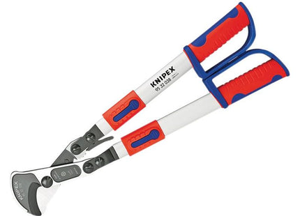 Knipex Ratchet Cable Cutters with Telescopic Handles 570-770mm Knipex - RockBottom Northampton