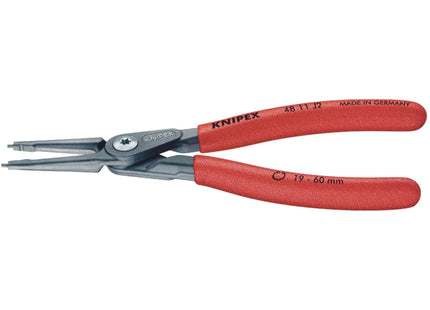 Draper Knipex 48 11 J2 180mm Internal Straight Tip Circlip Pliers, 19 - 60mm Cap Draper - Town Tools 