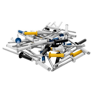 Rapid Automotive Rivets 4.8 x 16mm 4 Colours Blister of 32 Rapid - RockBottom Nothampton