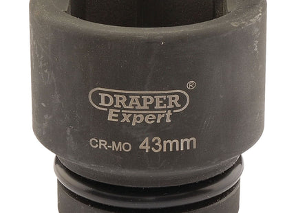 Draper Expert HI-TORQ 6 Point Impact Socket, 1" Sq. Dr., 43mm 05123 Draper - Town Tools 