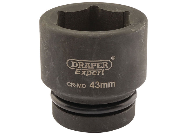 Draper Expert HI-TORQ 6 Point Impact Socket, 1" Sq. Dr., 43mm 05123 Draper - Town Tools 