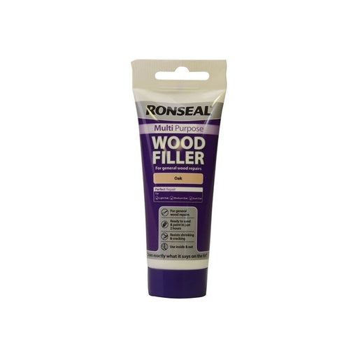 Ronseal Multipurpose Wood Filler Tube Oak 100g Ronseal - RockBottom Nothampton