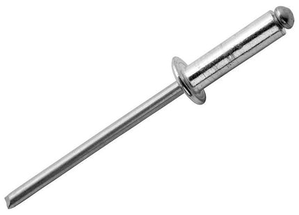 Rapid Standard Aluminium Rivets 4 x 8mm Bag of 100 Rapid - RockBottom Nothampton