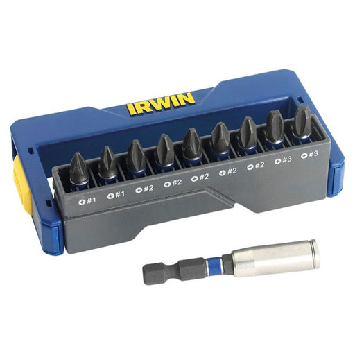 Irwin® Phillips Impact Screwdriver Bit Set, 10 Piece IRWIN® - RockBottom Northampton