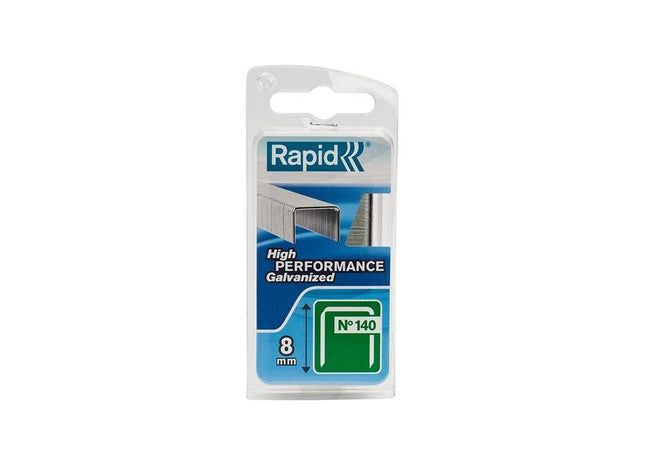 Rapid 140/8NB 8mm Galvanised Staples (Narrow Box 970) Rapid - RockBottom Nothampton