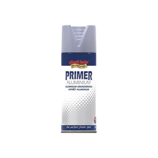 Plastikote Aluminium Primer Spray 400ml PlastiKote - RockBottom Nothampton