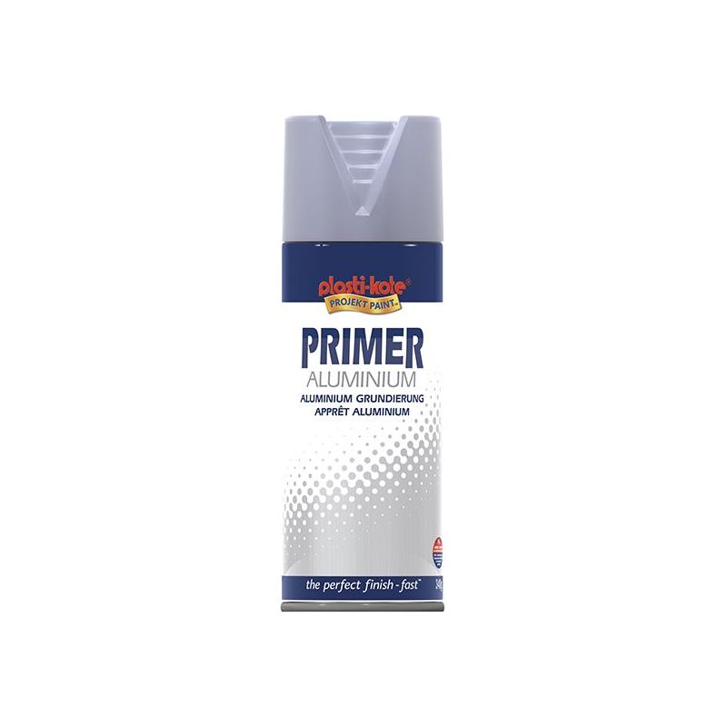 Plastikote Aluminium Primer Spray 400ml PlastiKote - RockBottom Nothampton