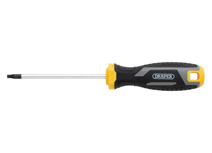 Draper Draper TX-STAR Tamperproof Soft Grip Screwdriver, T20H x 100mm Draper - Town Tools