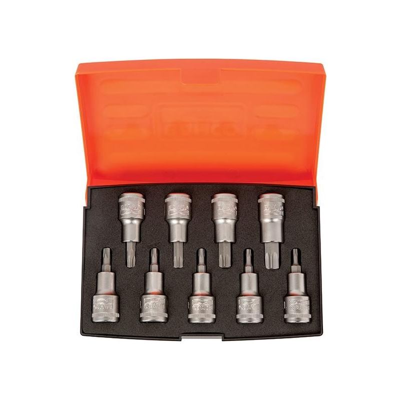 Bahco S9TORX 1/2in Drive Socket Set, 9 Piece Bahco - RockBottom Northampton