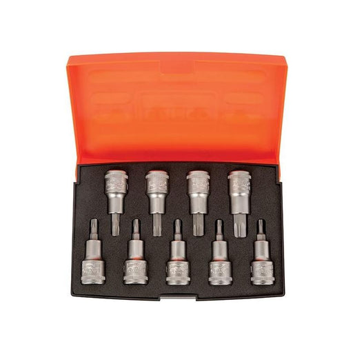 Bahco S9TORX 1/2in Drive Socket Set, 9 Piece Bahco - RockBottom Northampton