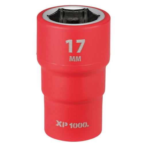 Draper XP1000 VDE Socket, 3/8" Sq. Dr., 17mm Draper - Town Tools