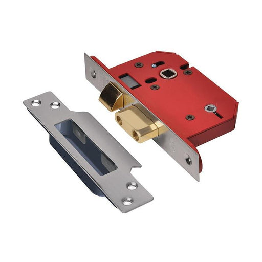 Union StrongBOLT 22WCS Mortice Bathroom Lock Stainless Steel 81mm 3in Visi UNION - RockBottom Northampton