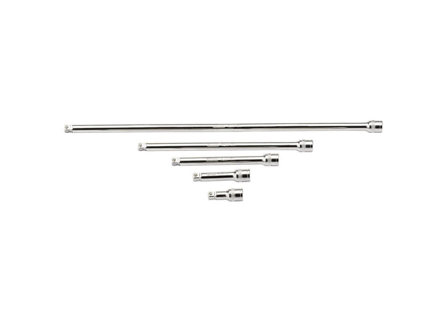 Draper Wobble Extension Bar Set, 3/8" Sq. Dr., Micro Satin Chrome (5 Piece) Draper - Town Tools 