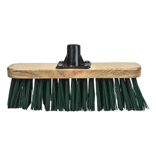 Faithfull Stiff Green Broom Head 300mm (12in) Threaded Socket Faithfull - RockBottom Northampton