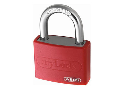 Abus Mechanical T65AL/40mm My Lock Aluminium Padlock Red ABUS Mechanical - RockBottom Northampton 