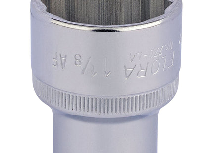 Draper Elora Bi-Hexagon Socket, 1/2" Sq. Dr., 1.1/8" 24492 Draper - Town Tools 