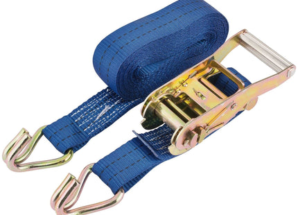 Draper Heavy Duty Ratcheting Tie Down Straps, 6m x 38mm, 750kg 16263 Draper - Town Tools 