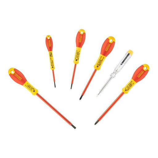 Stanley® Hand Tools FatMax® VDE Insulated Screwdriver Set, 6 Piece STANLEY® Hand Tools - RockBottom Nothampton
