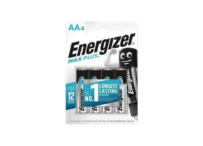 Energizer® MAX PLUS™ AA Alkaline Batteries (Pack 4) Energizer® - RockBottom Northamptin