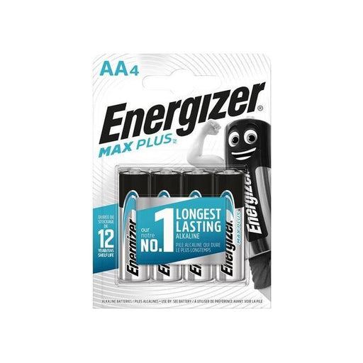 Energizer® MAX PLUS™ AA Alkaline Batteries (Pack 4) Energizer® - RockBottom Northamptin