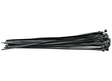 Draper Cable Ties, 4.8 x 300mm, Black (Pack of 100) 70397 Draper - Town Tools 