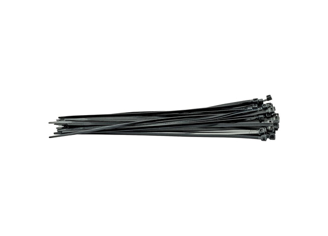 Draper Cable Ties, 4.8 x 300mm, Black (Pack of 100) 70397 Draper - Town Tools 