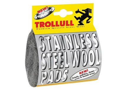 Trollull Stainless Steel Wool Pads (Pack 2) Trollull - RockBottom Northampton