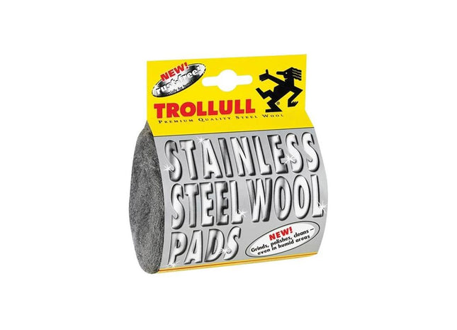 Trollull Stainless Steel Wool Pads (Pack 2) Trollull - RockBottom Northampton