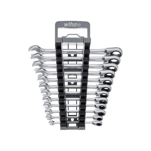 Wiha Ring Ratchet Spanner Set, 12 Piece Wiha - RockBottom Northampton