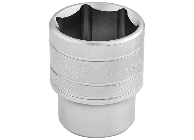 Draper 6 Point Metric Socket, 1/2" Sq. Dr., 27mm 16618 Draper - Town Tools 