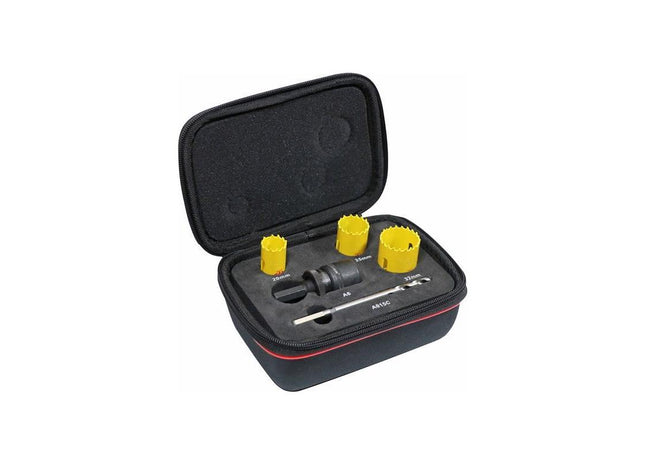 Starrett KFC03051 Kwik-Change Electrician's Holesaw Kit, 8 Piece Starrett - RockBottom Nothampton