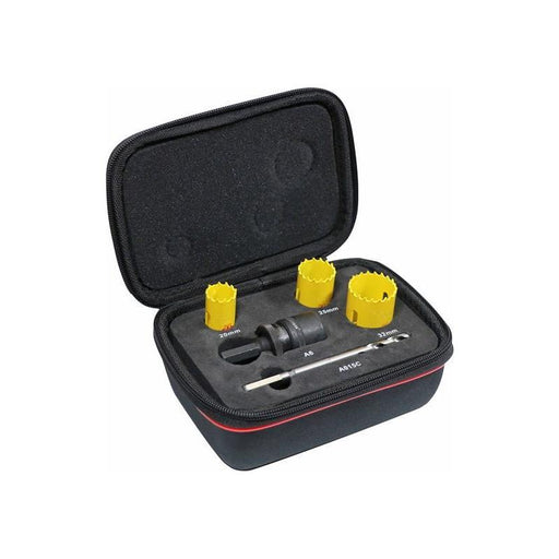 Starrett KFC03051 Kwik-Change Electrician's Holesaw Kit, 8 Piece Starrett - RockBottom Nothampton