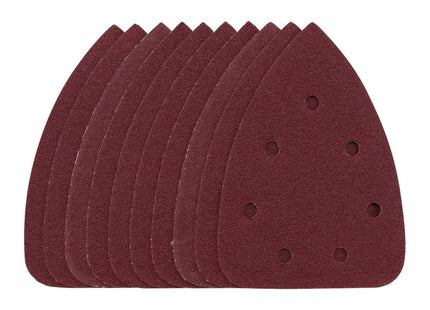 Draper Detail Sanding Sheets with Hook and Loop, 140mm, 80 Grit, SSD6 (Pack of 1 Draper - Town Tools 