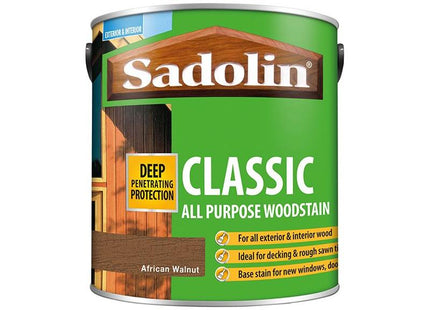 Sadolin Classic Wood Protection African Walnut 2.5 litre Sadolin - RockBottom Nothampton