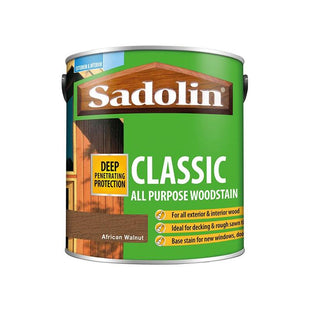 Sadolin Classic Wood Protection African Walnut 2.5 litre Sadolin - RockBottom Nothampton