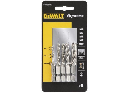 Dewalt Power Tools DT50060 Impact Ready Drill Tap Set, 5 Piece DeWALT Power Tools - RockBottom Northampton