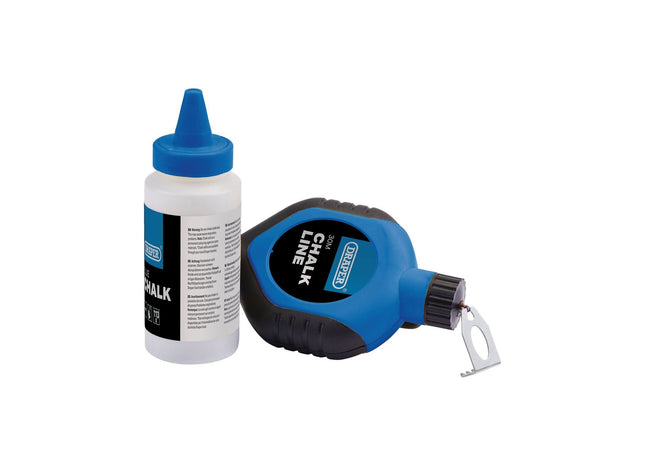 Draper Chalk Line Set, 30m, 115g (2 Piece) Draper - Town Tools